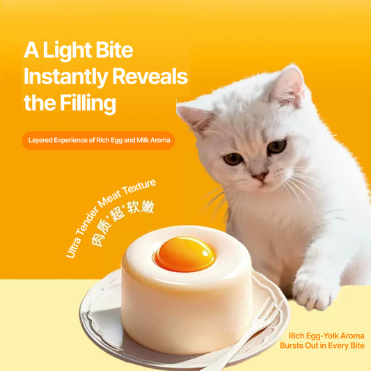 Egg Yolk Pie Staple Cat Food