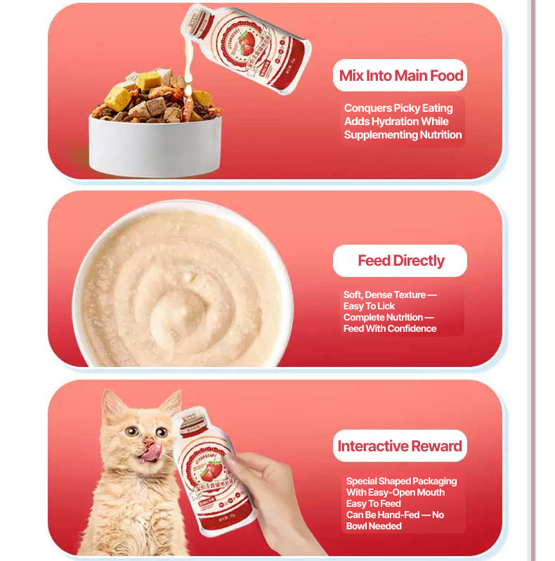 Vitamin Milk Cake Staple Cat Food