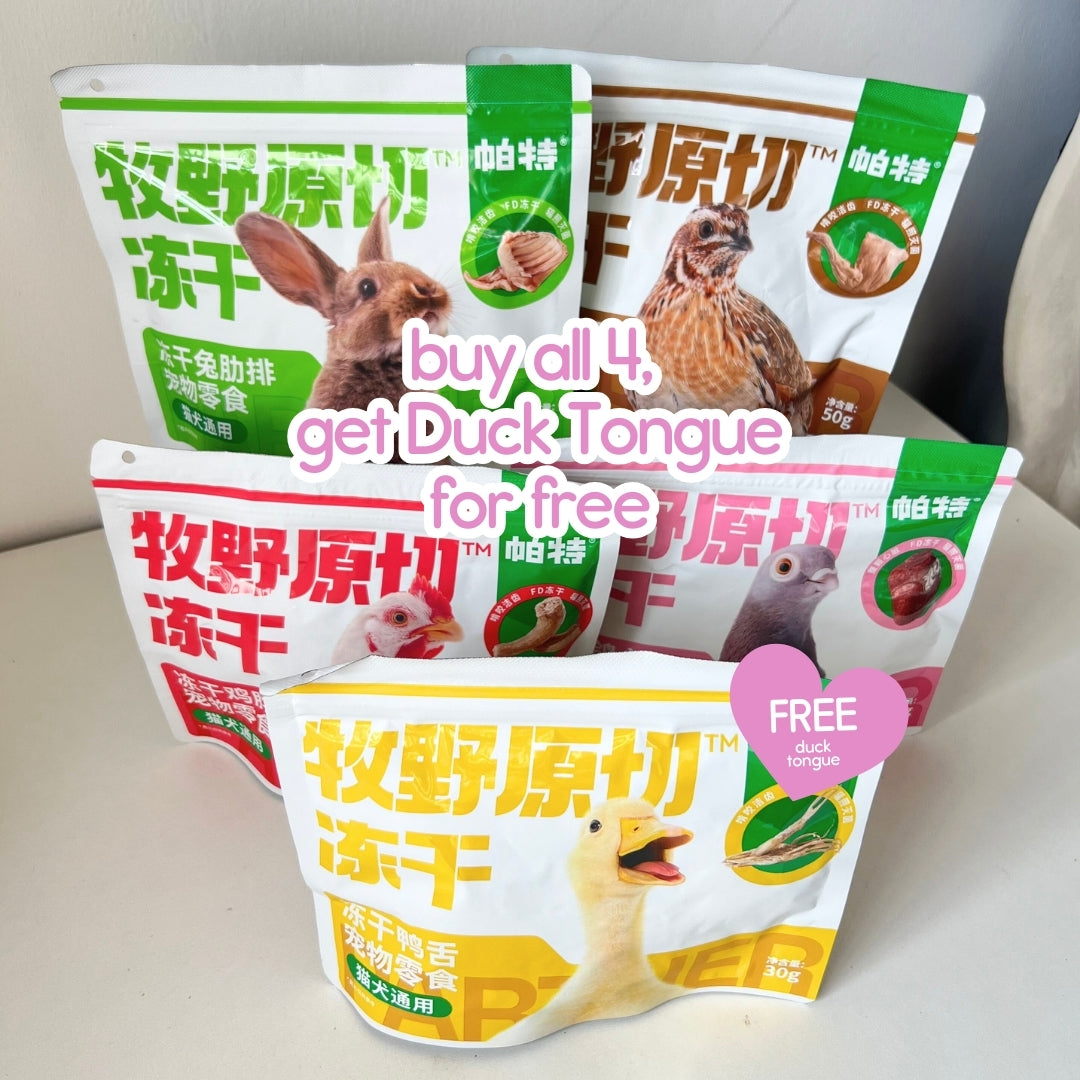 Pure Raw-Cut Freeze-Dried Snack 30-90g